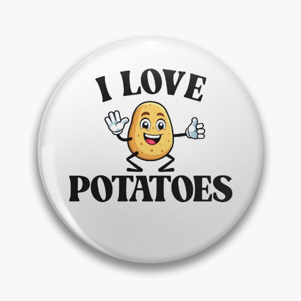 Item preview, I Love Potatoes - Funny Food Design 2 designed and sold by Vector-Artist.