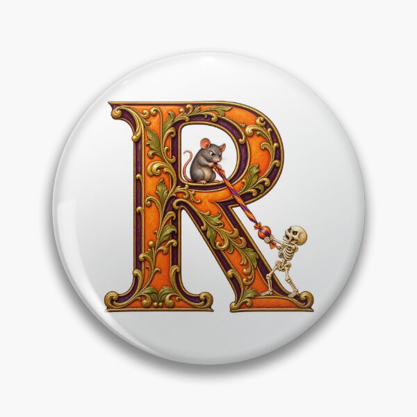 Item preview, THE HAUNTED LETTERS COLLECTION - R — RAT’S RANSACK designed and sold by WheelieGdArt.
