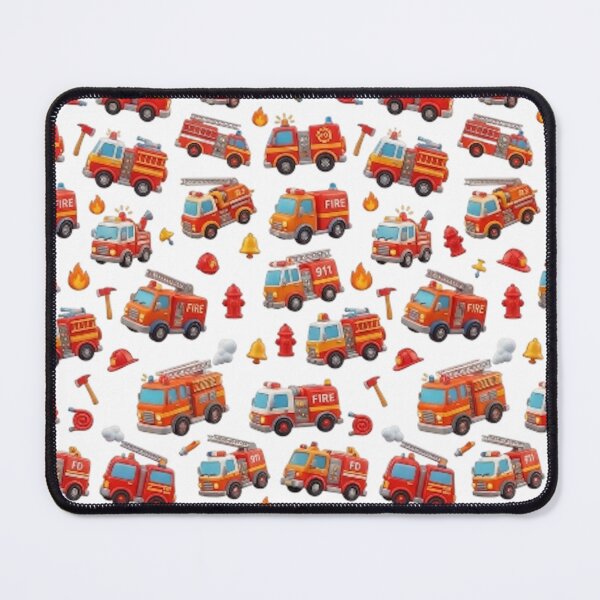 Item preview, FIRETRUCK PATTERN designed and sold by likbatonboot.