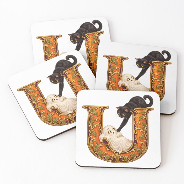 Item preview, THE HAUNTED LETTERS COLLECTION - U — UNINVITED GUEST designed and sold by WheelieGdArt.