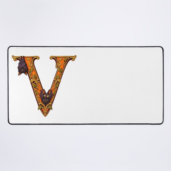 Item preview, THE HAUNTED LETTERS COLLECTION - V — VAMPIRE’S VERY BAD LANDING designed and sold by WheelieGdArt.