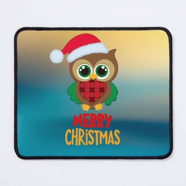 Item preview, Cute Merry Christmas Owl Holiday Art designed and sold by stormk10.