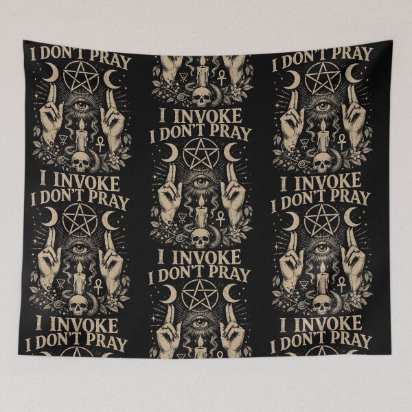 Item preview, I Don't Pray I Invoke Occult Witchcraft designed and sold by RDGNR.