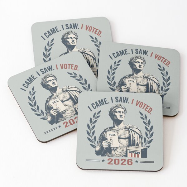 Item preview, I Came I Saw I Voted – Funny 2026 Midterm Election Voting Design designed and sold by ManggaeJM.
