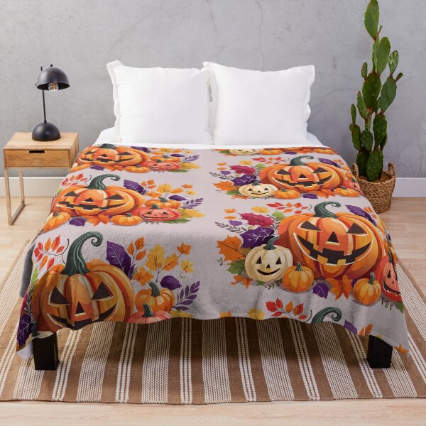 Item preview, Smiling Spooky Halloween Jack-o-lanterns designed and sold by darksteel101.