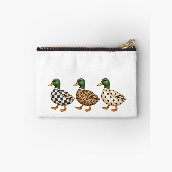 Item preview, Patterned Mallard Duck Trio with Preppy Prints designed and sold by Cute-and-Co.