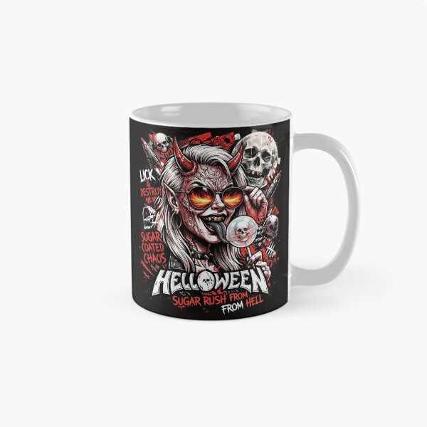 Item preview, Halloween Cyber Horns Skull Lollipop Glasses designed and sold by Voodoo Store Paranormal Collections.