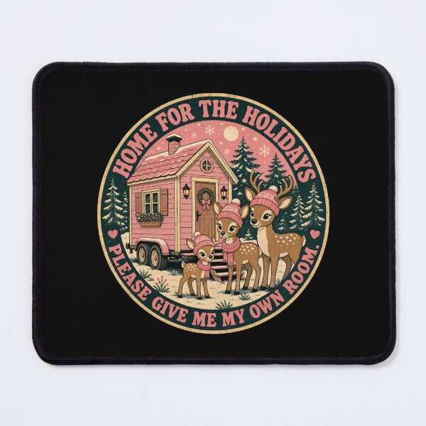 Item preview, Home For The Holidays Deer T-Shirt | Funny Family Christmas Camper Tee designed and sold by Design Vibras.
