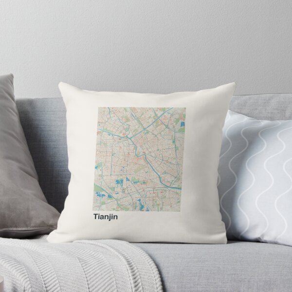 Item preview, Tianjin Minimalistic Map Art designed and sold by MapsNerd.