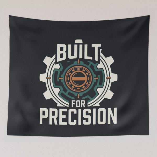 Item preview, Built For Precision Mechanical Engineering Gear designed and sold by Amr Darwish Graphic designer.