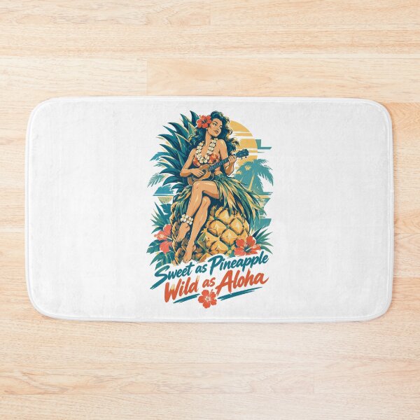 Item preview, Hula Girl & Pineapple – Sweet & Wild Hawaii designed and sold by Pineapple-Tree.