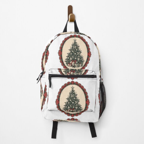 Item preview, Vintage Christmas Tree Tartan Frame Holiday T-Shirt designed and sold by DesignArtist.ia.