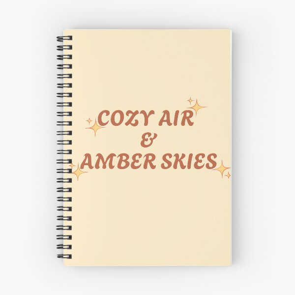 Item preview, COZY AIR & AMBER SKIES art for autumn/fall cozy season. designed and sold by ZANU creativity.