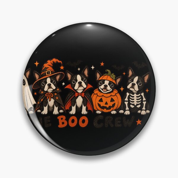 Item preview, The Boo Crew Halloween Terriers – Cute Spooky Dog Costume Design designed and sold by Vsajanas.