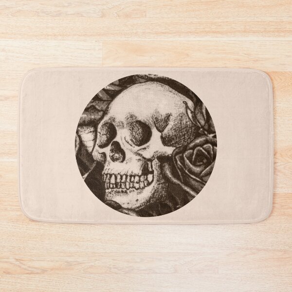 Item preview, Sepia Gothic Human Skull Illustration designed and sold by darksteel101.