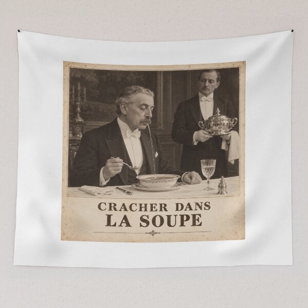 Item preview, Spitting in the soup — Bad manners designed and sold by Lazenco.