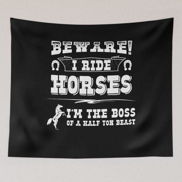 Item preview, Be Aware I Ride Horses designed and sold by inkedtee.