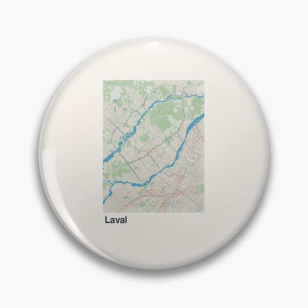 Item preview, Laval Minimalistic Map Art designed and sold by MapsNerd.