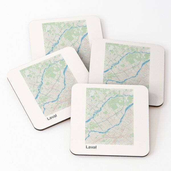 Item preview, Laval Minimalistic Map Art designed and sold by MapsNerd.