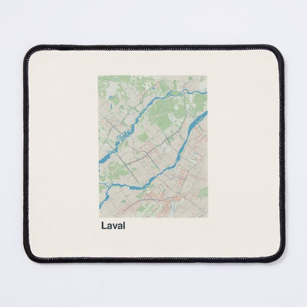 Item preview, Laval Minimalistic Map Art designed and sold by MapsNerd.
