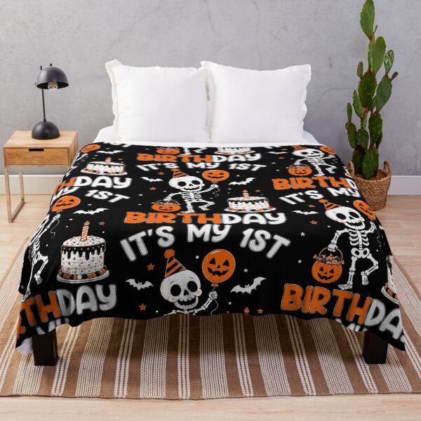 Item preview, It's My 1st Birthday Spooky Skeleton Halloween Celebration designed and sold by RDGNR.