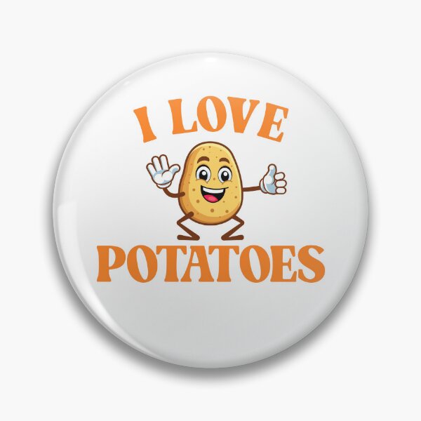 Item preview, I Love Potatoes - Funny Food Design  designed and sold by Vector-Artist.