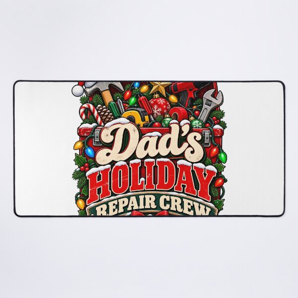 Item preview, Dads Holiday Repair Crew Funny Dad Toolbox Christmas designed and sold by 198tees.
