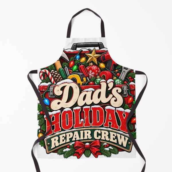 Item preview, Dads Holiday Repair Crew Funny Dad Toolbox Christmas designed and sold by 198tees.