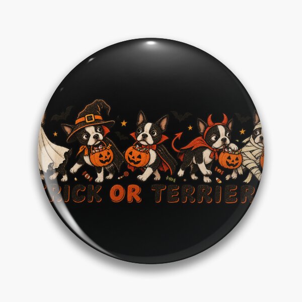 Item preview, Trick Or Terrier Halloween Dogs – Funny Trick or Treat Dog Design designed and sold by Vsajanas.