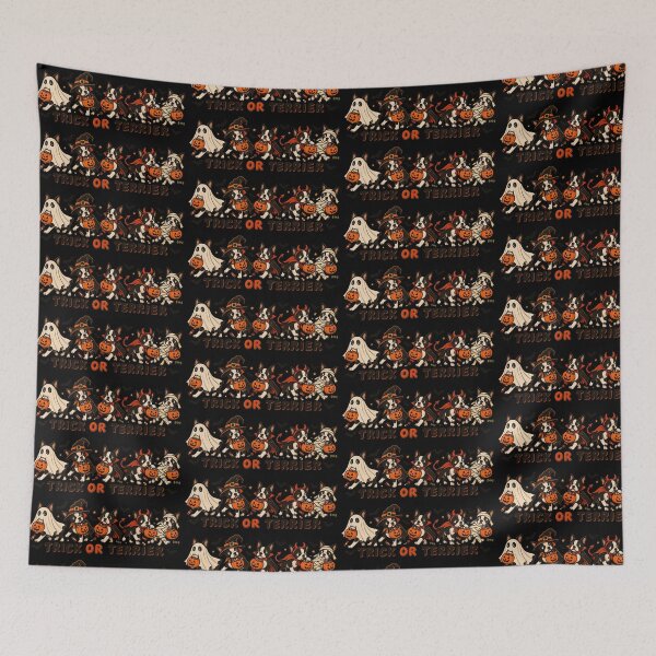 Item preview, Trick Or Terrier Halloween Dogs – Funny Trick or Treat Dog Design designed and sold by Vsajanas.