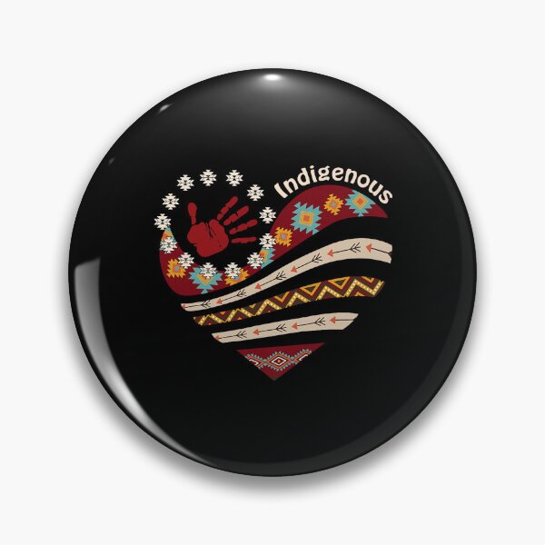 Item preview, Indigenous Red Hand Heart Native Heritage Pride Statement designed and sold by RDGNR.