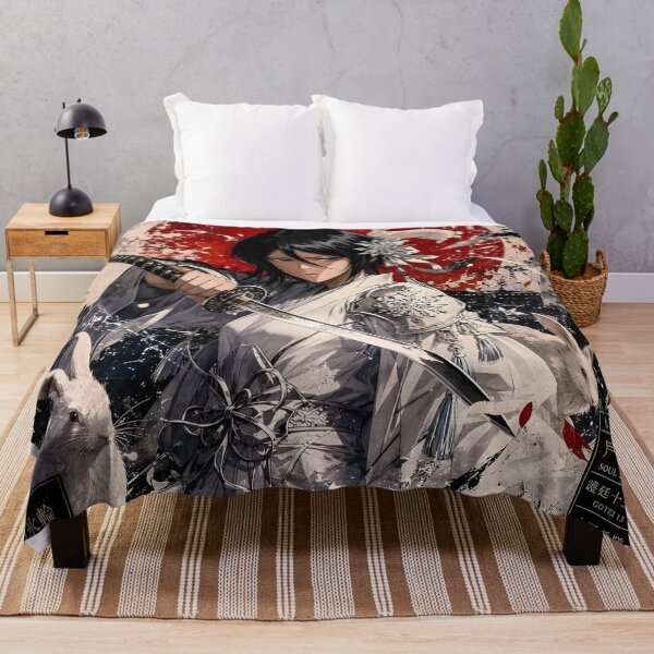 Item preview, Winter Soul Guardian – Black Haired Samurai Woman Japanese Snow Warrior Art designed and sold by Dyan4.