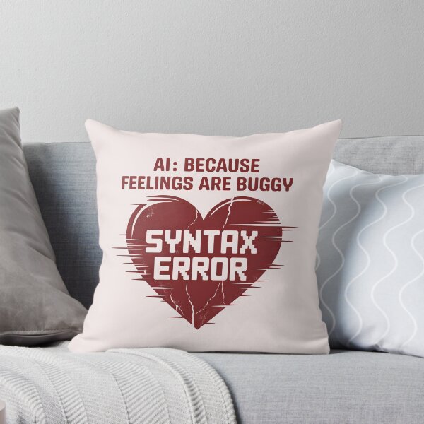 Item preview, IA: Porque los sentimientos son defectuosos – Humor y diseño de programación de IA designed and sold by Jollys-ArtShop.