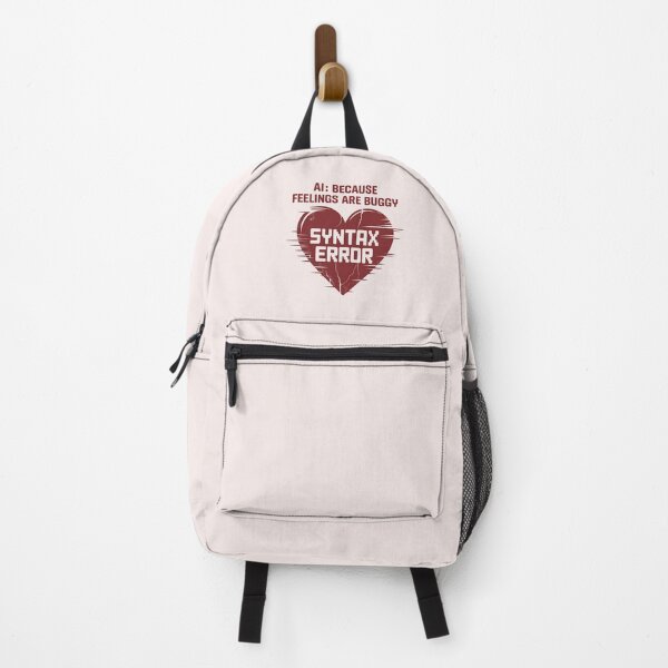 Item preview, AI: Because Feelings Are Buggy – Funny AI Coding Humor Design designed and sold by Jollys-ArtShop.