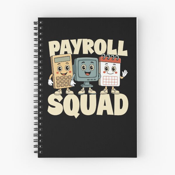 Aperçu de l'œuvre Payroll Squad Calculatrice Ordinateur Calendrier créée et vendue par MizoX7.