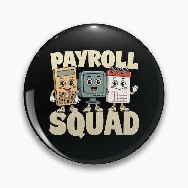 Aperçu de l'œuvre Payroll Squad Calculatrice Ordinateur Calendrier créée et vendue par MizoX7.