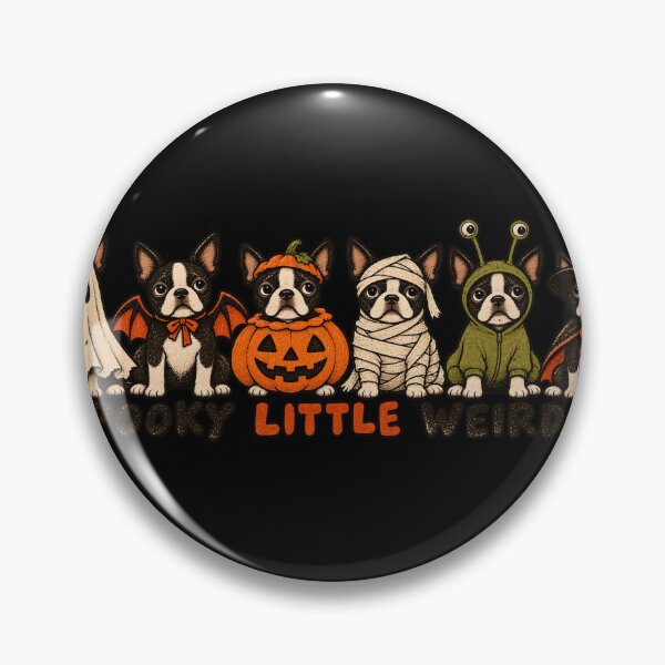 Item preview, Spooky Little Weirdos Halloween Terriers – Funny Costume Dog Art designed and sold by Vsajanas.