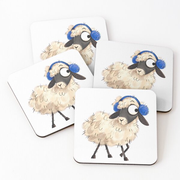 Item preview, Sheep in Cozy Earmuffs designed and sold by The-Art-of-D.