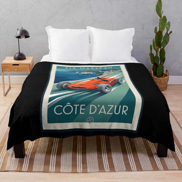 Aperçu de l'œuvre Affiche de voyage pour la Côte d'Azur Classic créée et vendue par ArtworkNorth.