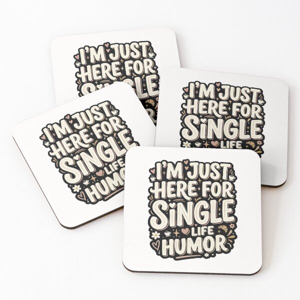 Artikelvorschau, Single – Ich bin nur wegen des Single-Lebens hier – Humorvoll – Anti-Dating-Humor – Geschenk für Singles entworfen und verkauft von AmeliaShirts.