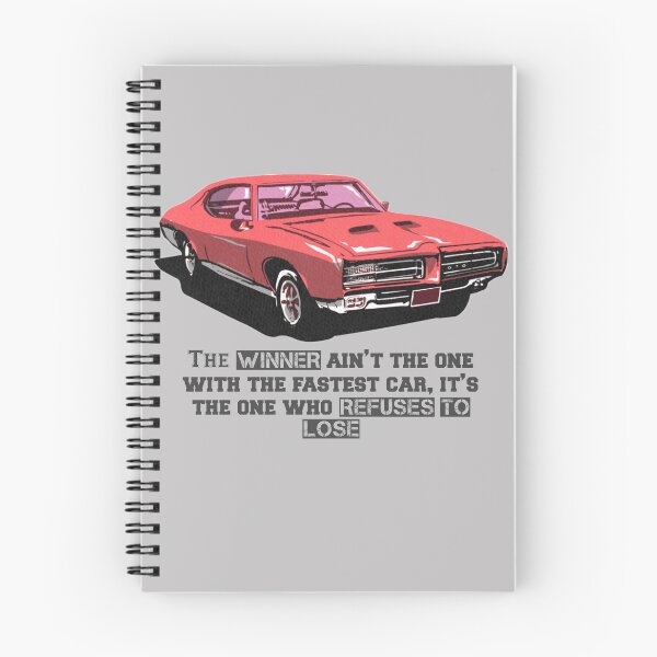 Item preview, The Winner Refuses To Lose Classic Red Muscle Car designed and sold by Code&PlayCo..