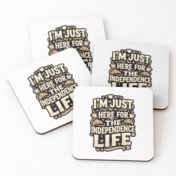 Artikelvorschau, Single – Ich bin nur wegen der Unabhängigkeit hier – Anti-Dating-Humor – Geschenk für Singles entworfen und verkauft von AmeliaShirts.