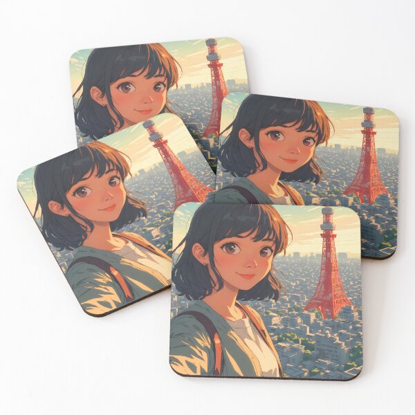 Item preview, Anime Girl in Tokyo designed and sold by JacksoonLester.