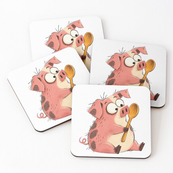 Item preview, Pig with a Wooden Spoon designed and sold by The-Art-of-D.