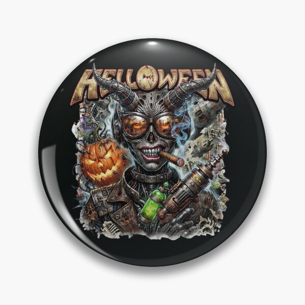 Aperçu de l'œuvre Lunettes à cigares crâne à cornes cybernétiques d'Halloween créée et vendue par Voodoo Store Paranormal Collections.
