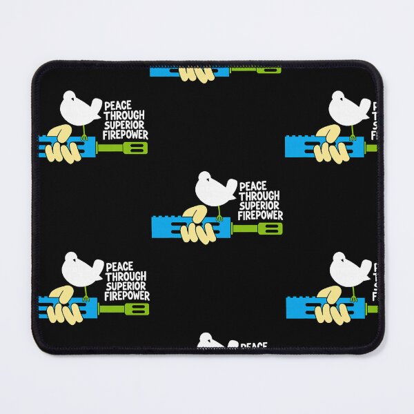 Item preview, Peace Through Superior Firepower Funny Second Amendment Dove designed and sold by RDGNR.