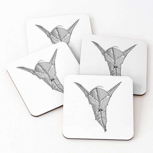Item preview, Evil Alien Creature – Surreal Ink Illustration designed and sold by urkog.