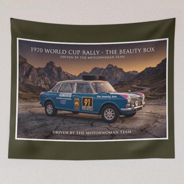 Artikelvorschau, Rallye-Weltmeisterschaft 1970 Morris 1800 – Die Schönheitskiste entworfen und verkauft von ArtworkNorth.