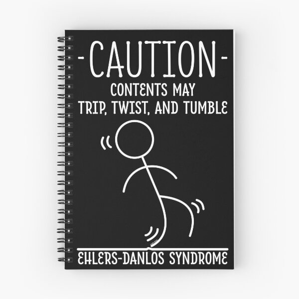 Item preview, Ehlers-Danlos Stick Figure Caution Contents May Trip and Tumble designed and sold by Jesabee Designs.