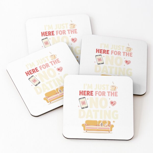 Artikelvorschau, Anti-Dating & Beziehung: Ich bin nur hier, um das „Kein Dating“-Geschenk für Singles zu bekommen entworfen und verkauft von AmeliaShirts.